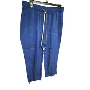 Philosophy Pants Women’s Medium Blue Drawstring Waist Straight Leg Size XL